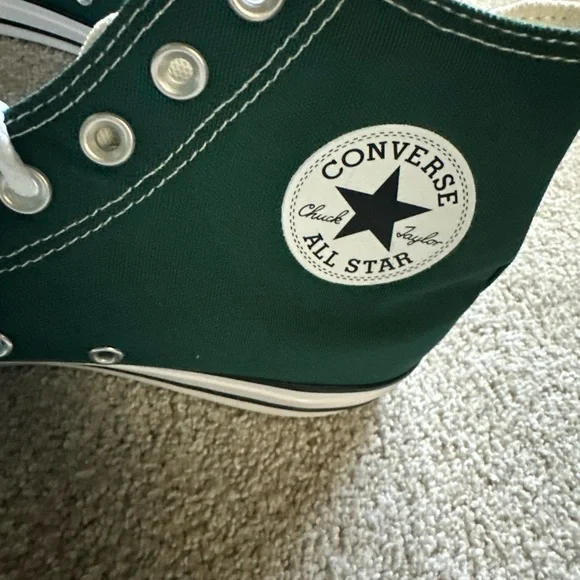 Converse Forest Green All Star Sneakers - Picture 4 of 4